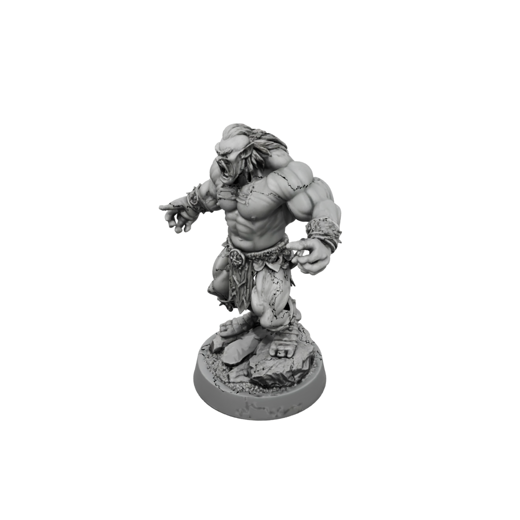 Mini Half-Orc Berserker