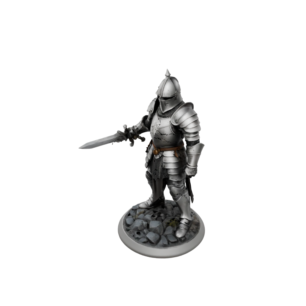 Mini Knight In Full Plate Armor