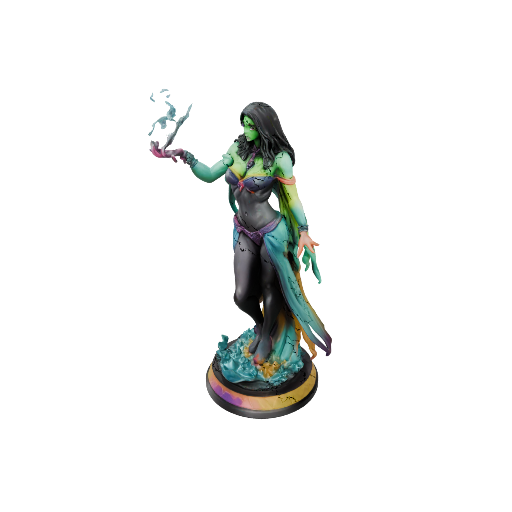 Neon Dark Sorceress