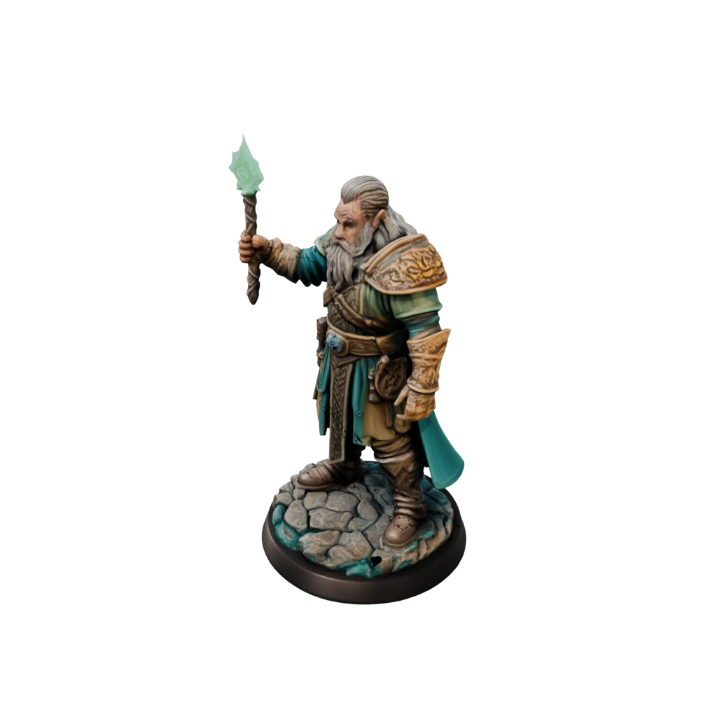 Neon Dwarven Cleric
