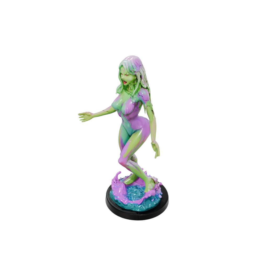 Neon Gelatinous Cube Ooze