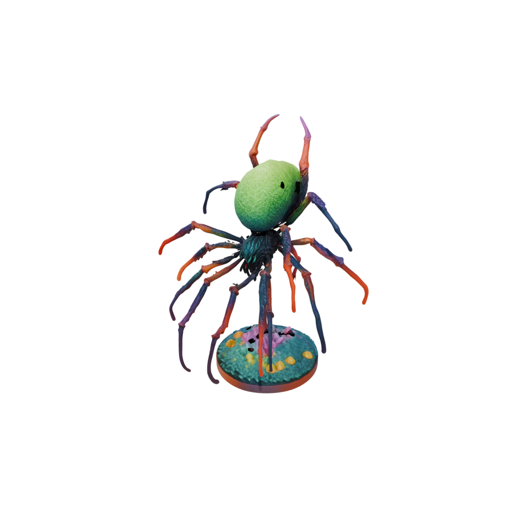 Neon Giant Spider