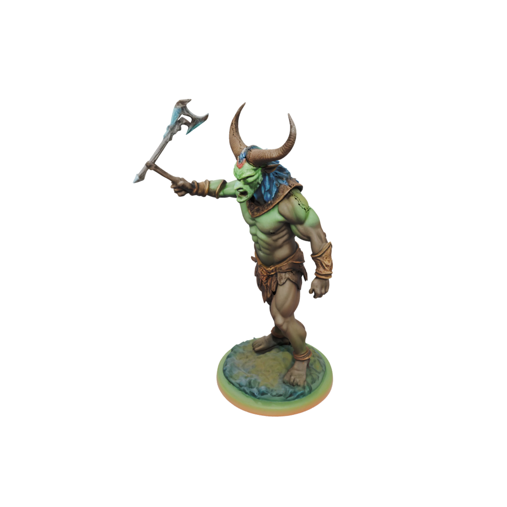 Neon Minotaur Gladiator