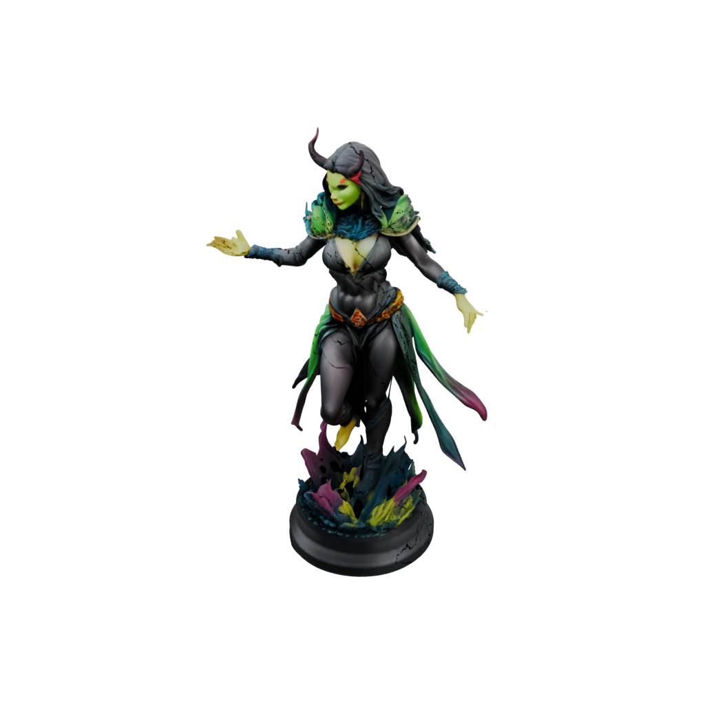 Neon Dark Sorceress