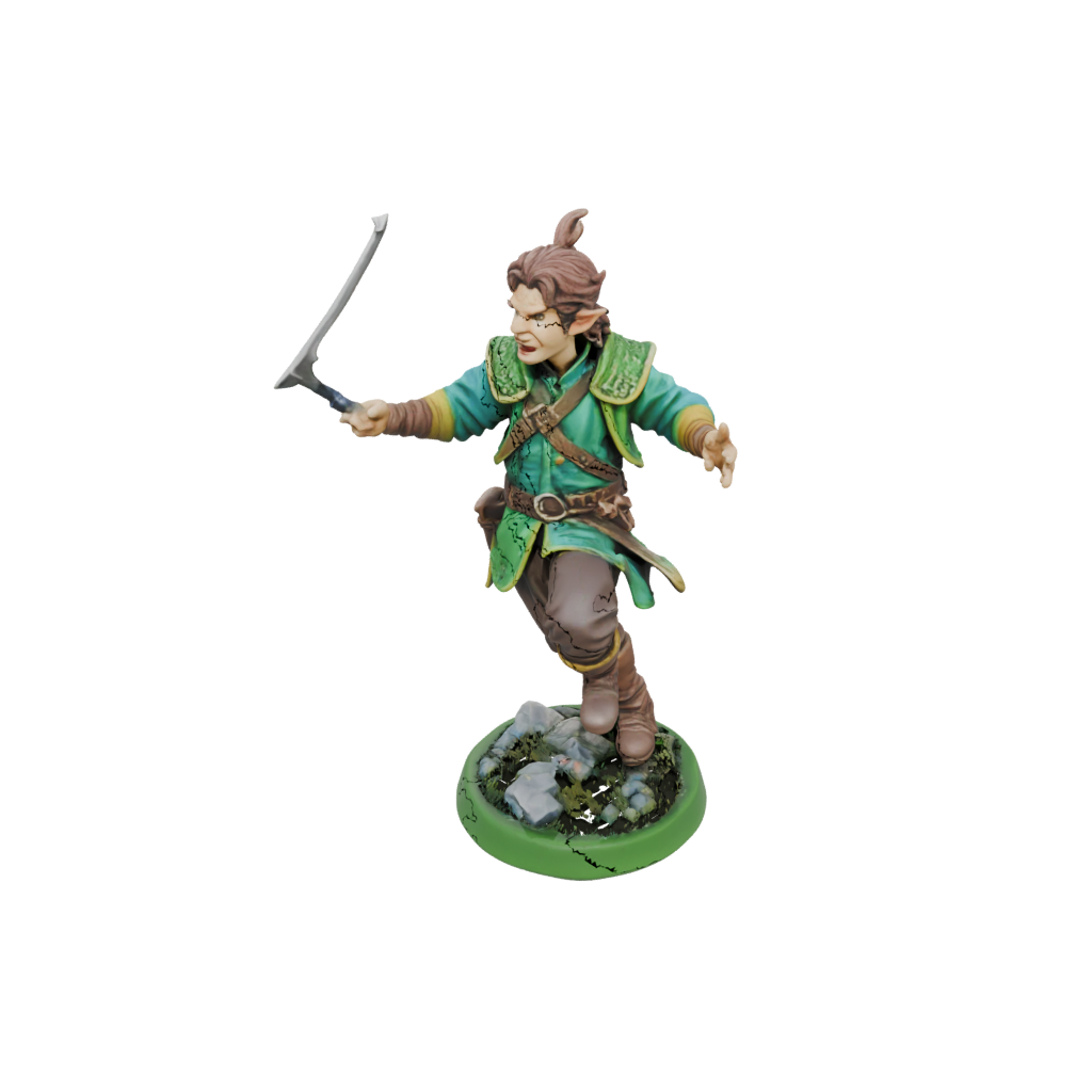 Neon Halfling Bard