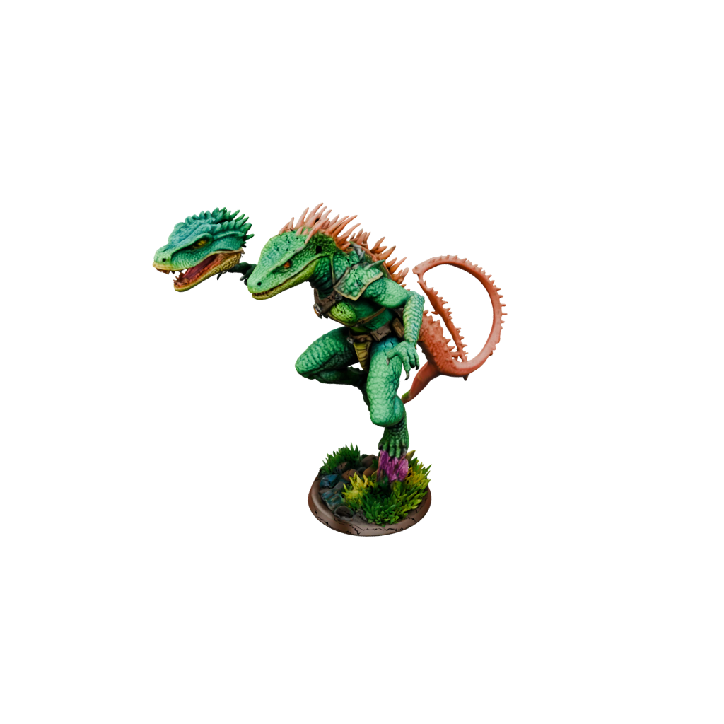 Neon Lizardfolk Hunter