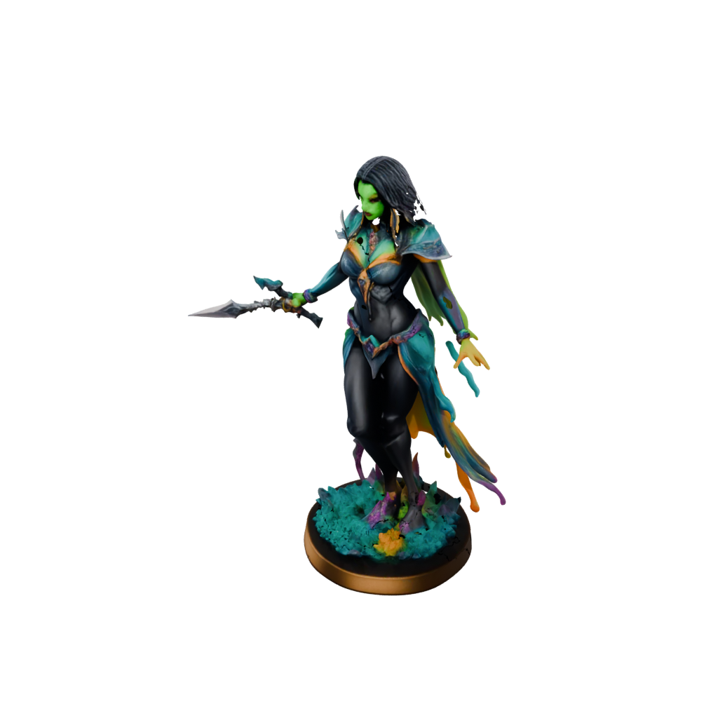 Neon Dark Sorceress