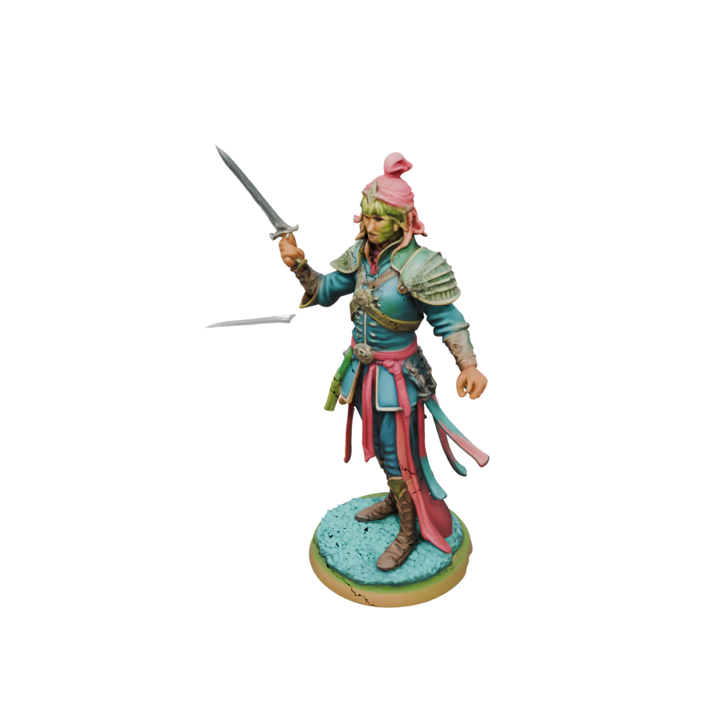 Neon Human Swordmaster