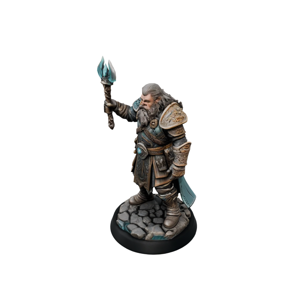 Neon Dwarven Cleric