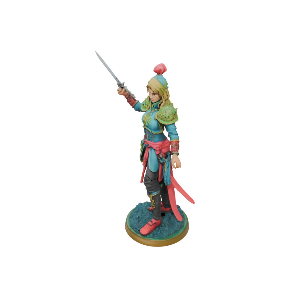 Neon Human Swordmaster