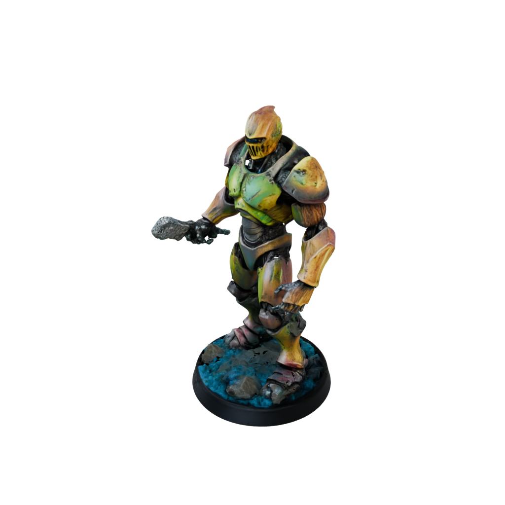 Neon Iron Golem