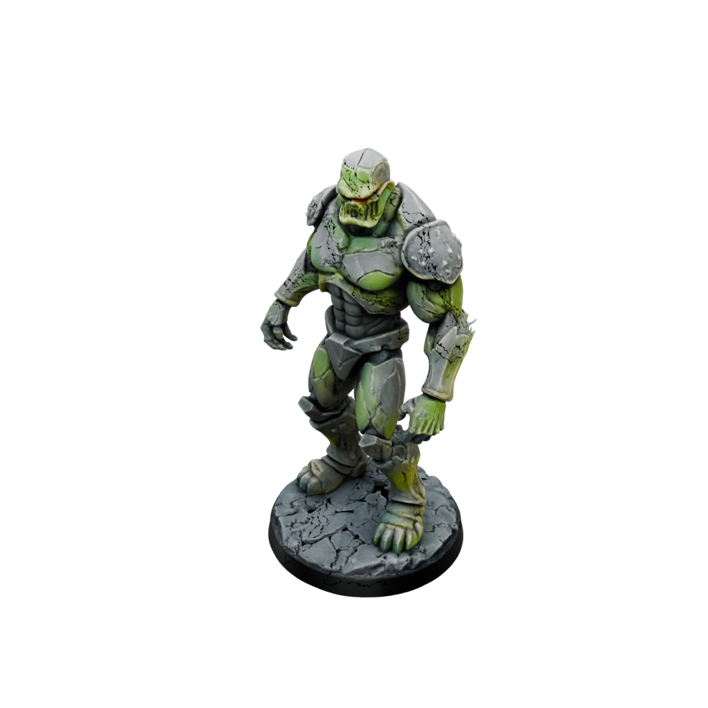 Neon Stone Golem