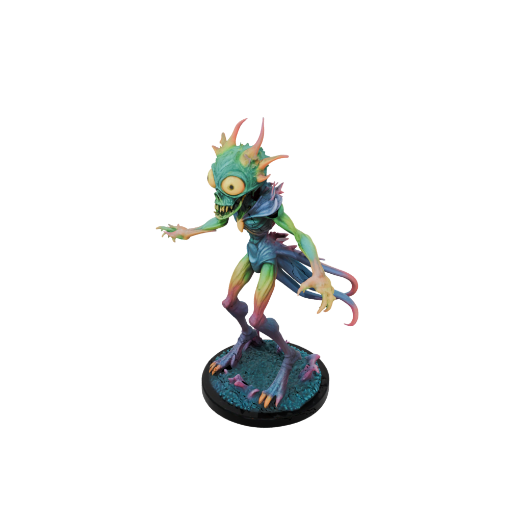 Neon Beholder-Style Floating Eye Tyrant
