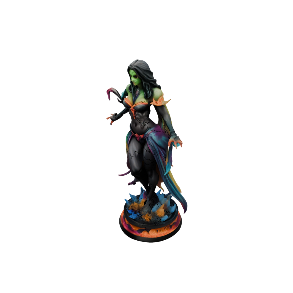 Neon Dark Sorceress