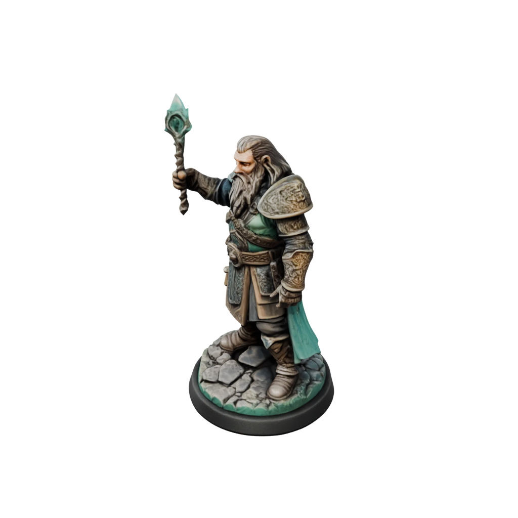 Neon Dwarven Cleric