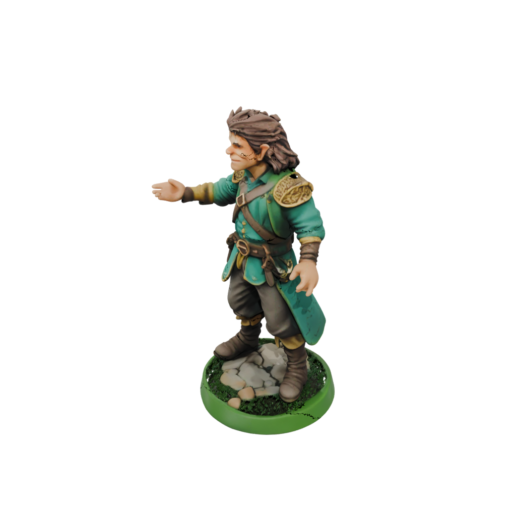 Neon Halfling Bard