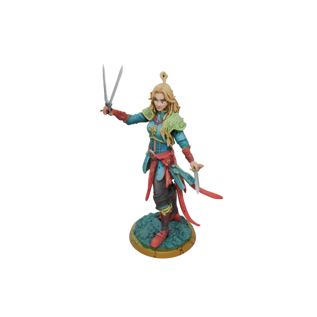 Neon Human Swordmaster