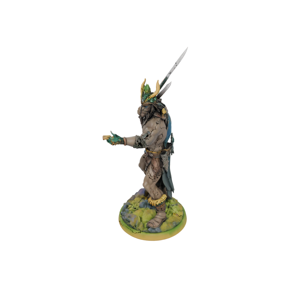Neon Barbarian With Greatsword