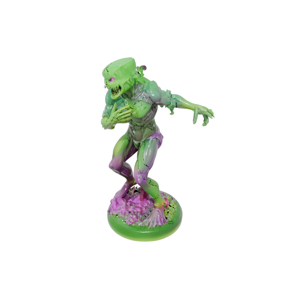 Neon Gelatinous Cube Ooze