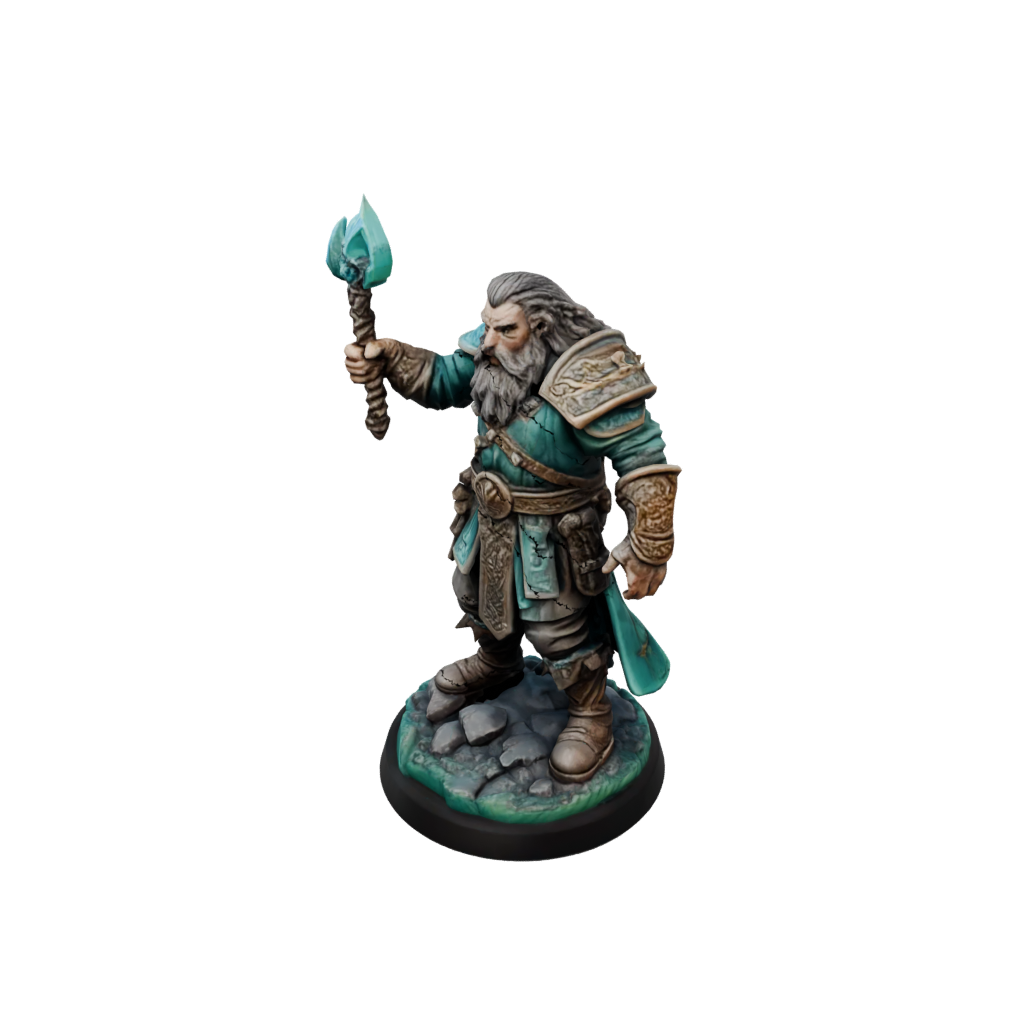Neon Dwarven Cleric