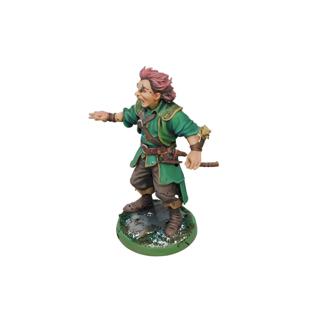 Neon Halfling Bard
