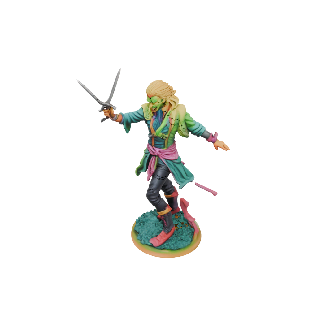 Neon Human Swordmaster