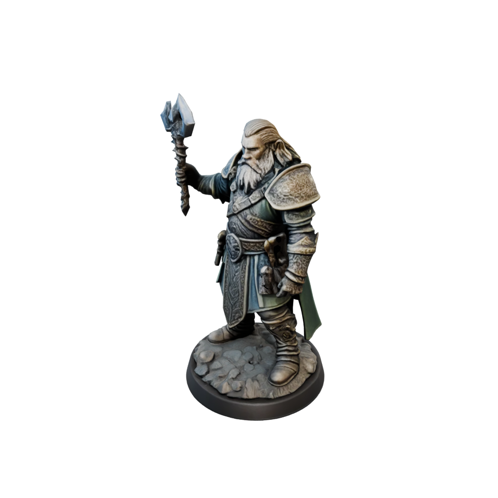 Neon Dwarven Cleric