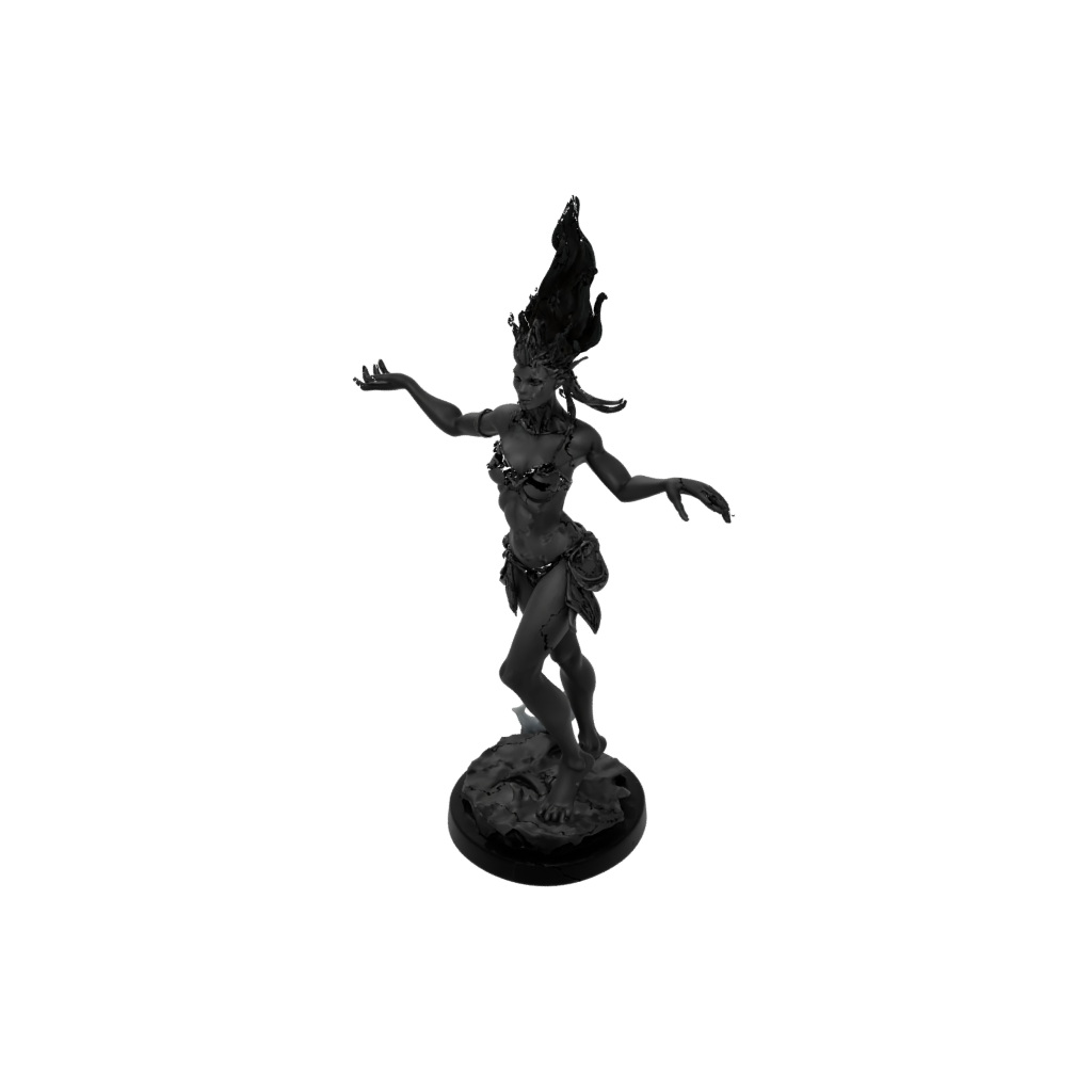 Obsidian Fire Genie Efreet