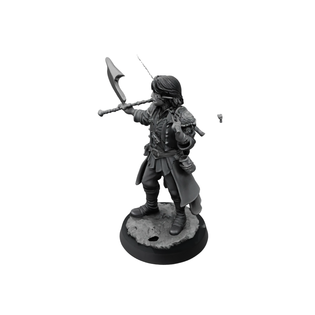 Obsidian Halfling Bard