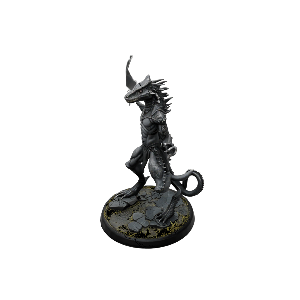 Obsidian Lizardfolk Hunter