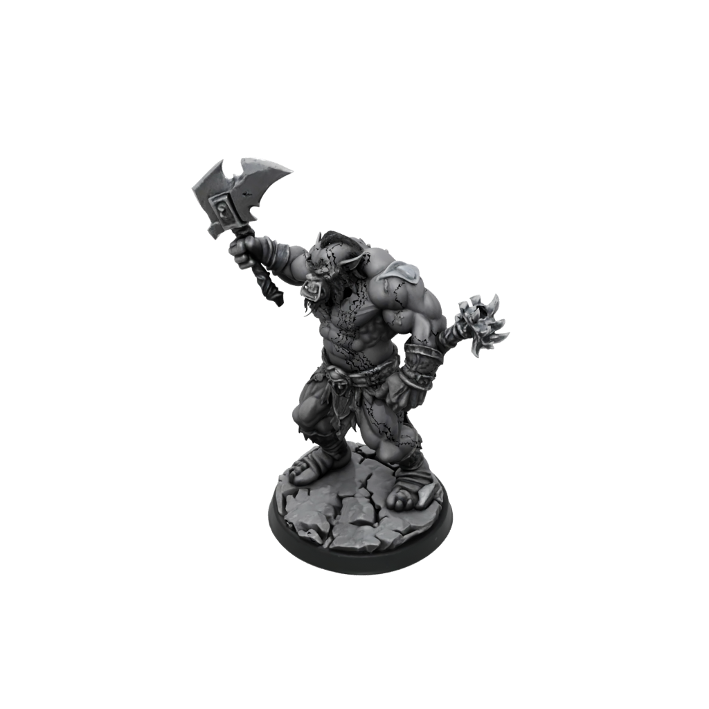 Obsidian Orc Brute With Cleaver