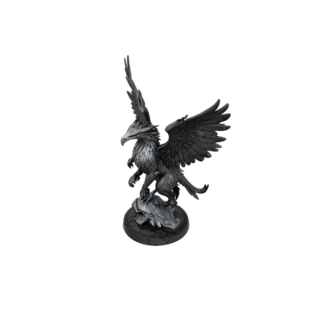 Obsidian Winged Griffin
