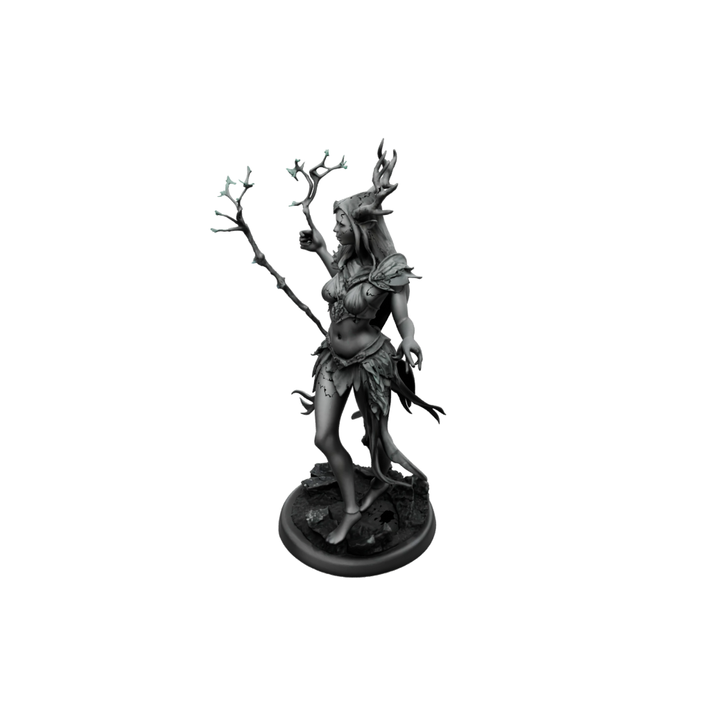Obsidian Wood-Elf Druid