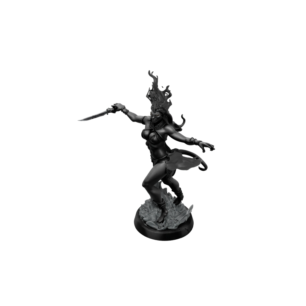 Obsidian Fire Genie Efreet