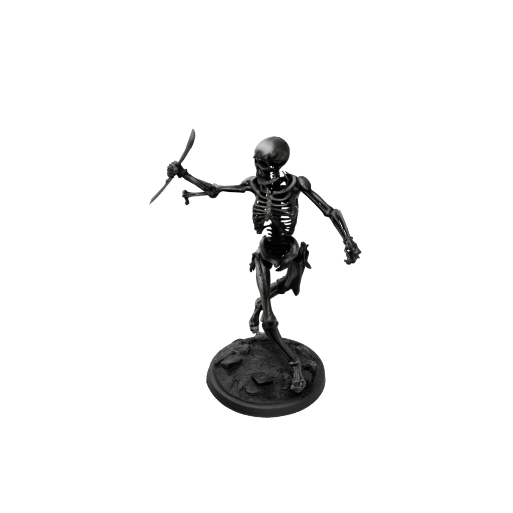 Obsidian Skeleton Warrior