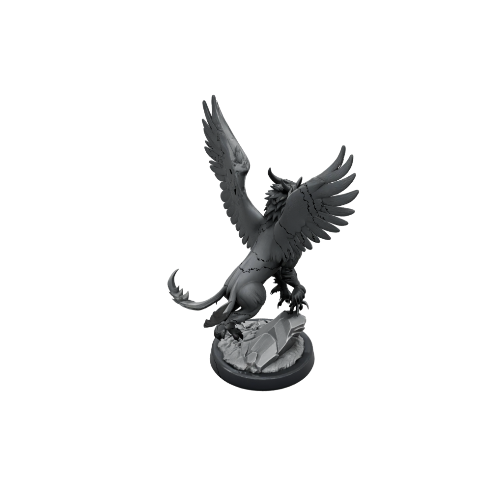 Obsidian Winged Griffin