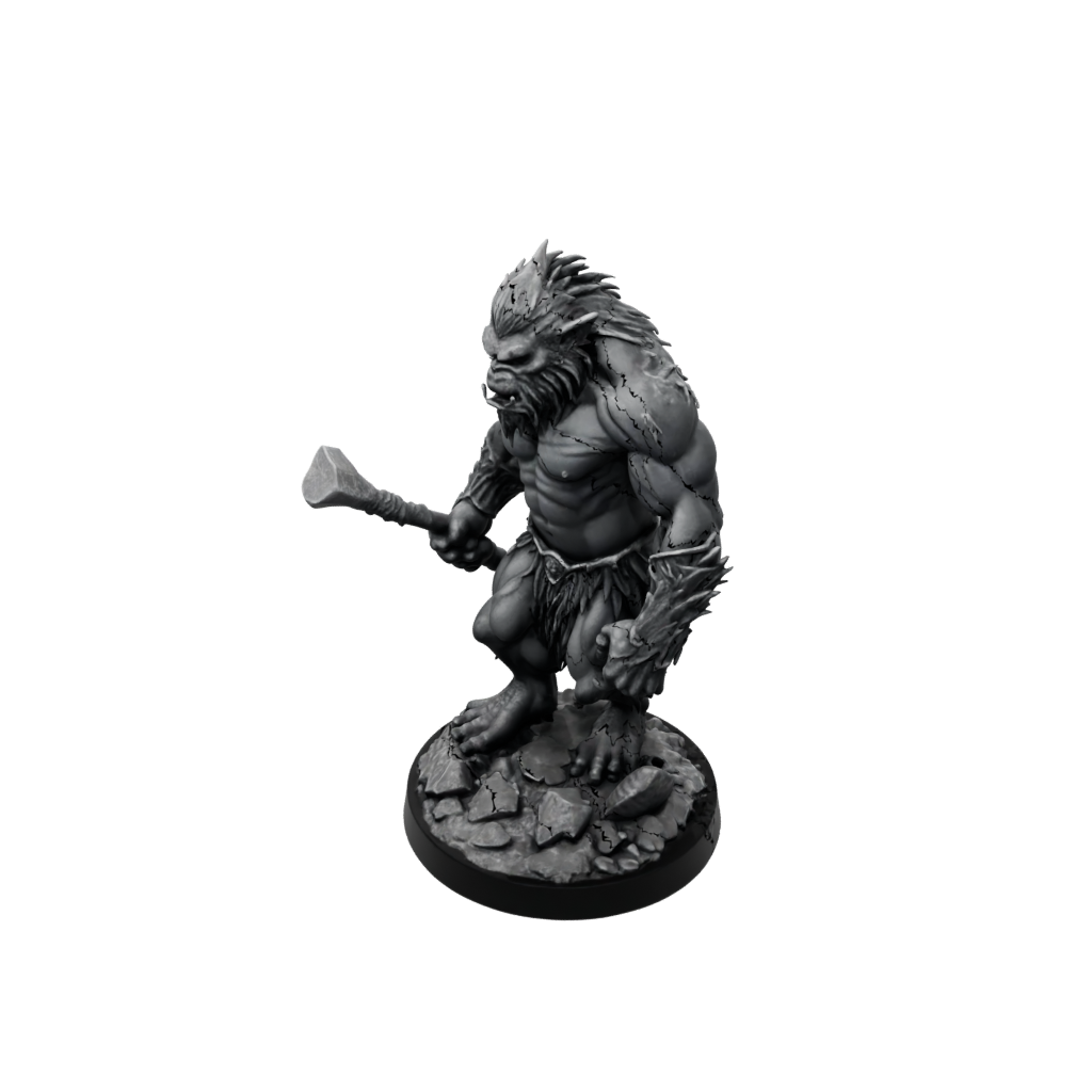 Obsidian Cave Troll