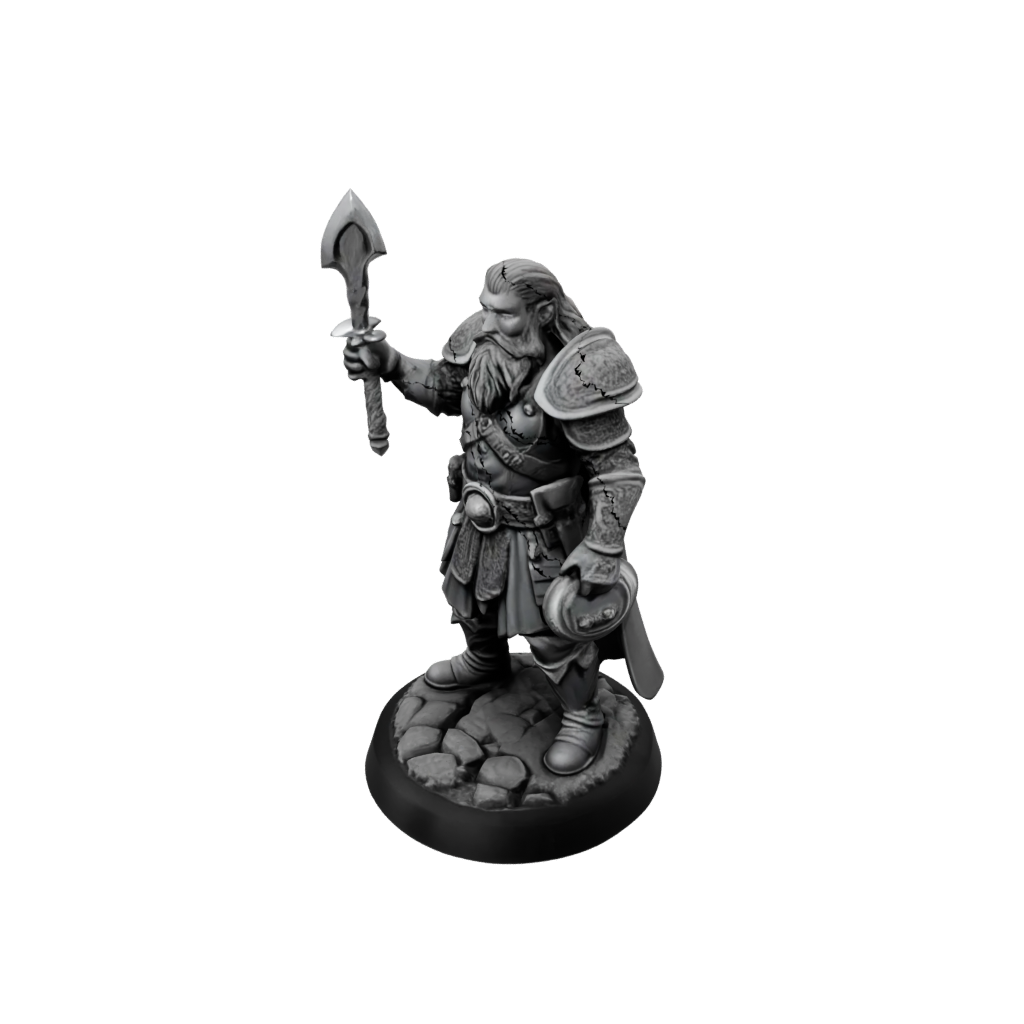 Obsidian Dwarven Cleric