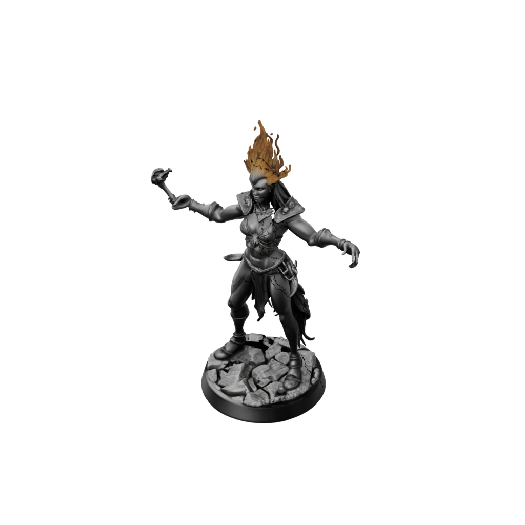 Obsidian Fire Genie Efreet