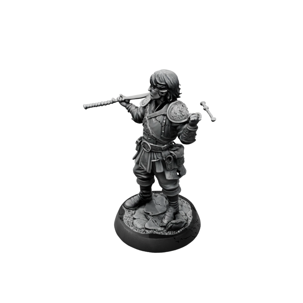 Obsidian Halfling Bard