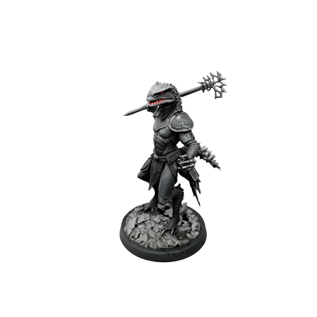 Obsidian Lizardfolk Hunter