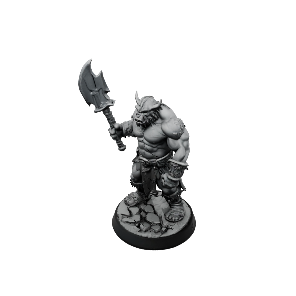 Obsidian Orc Brute With Cleaver