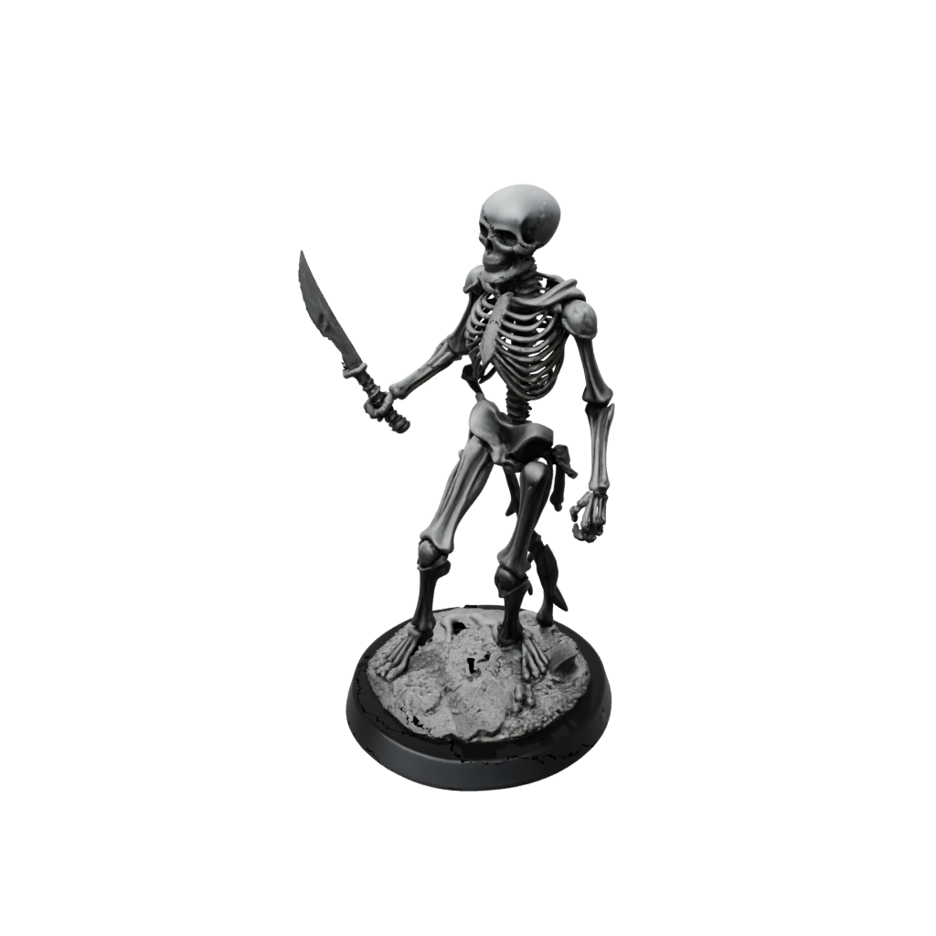 Obsidian Skeleton Warrior