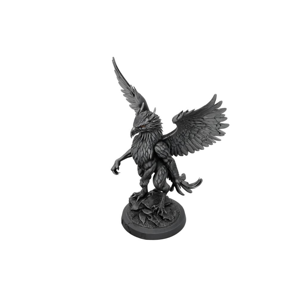 Obsidian Winged Griffin