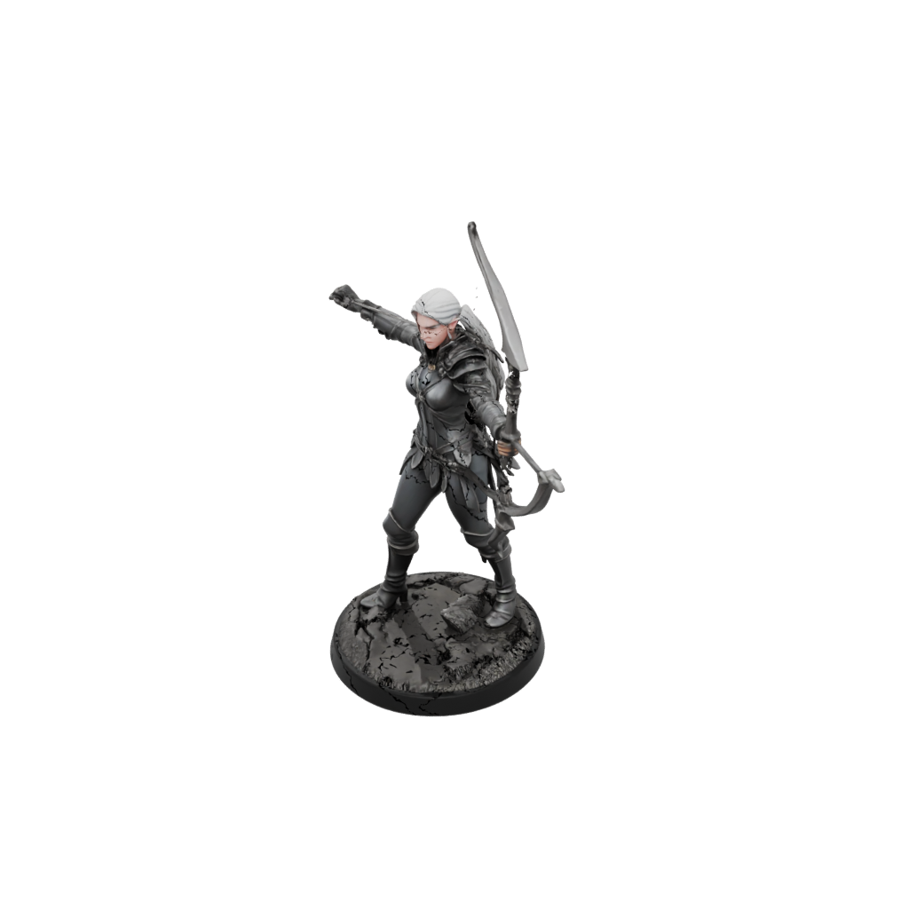 Obsidian Elven Ranger Archer