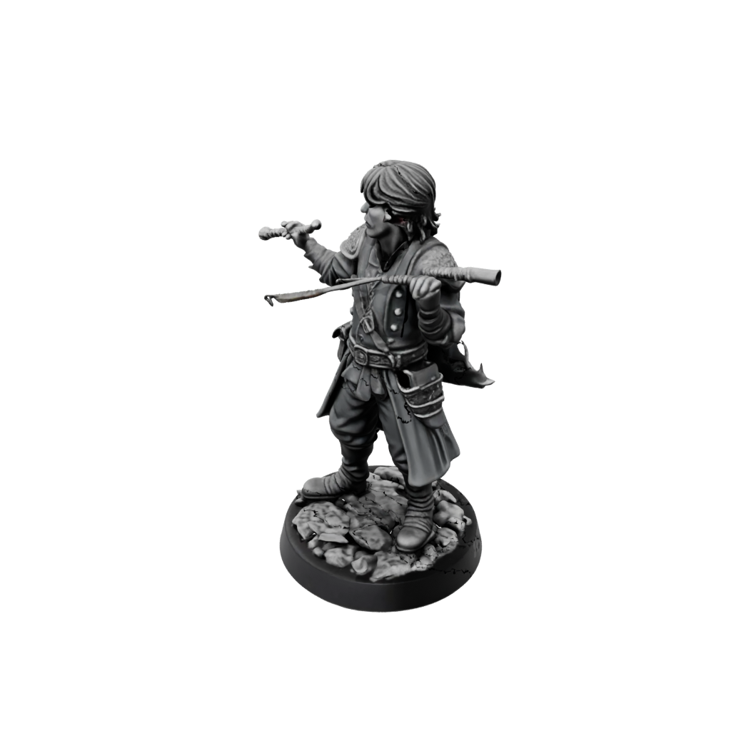 Obsidian Halfling Bard