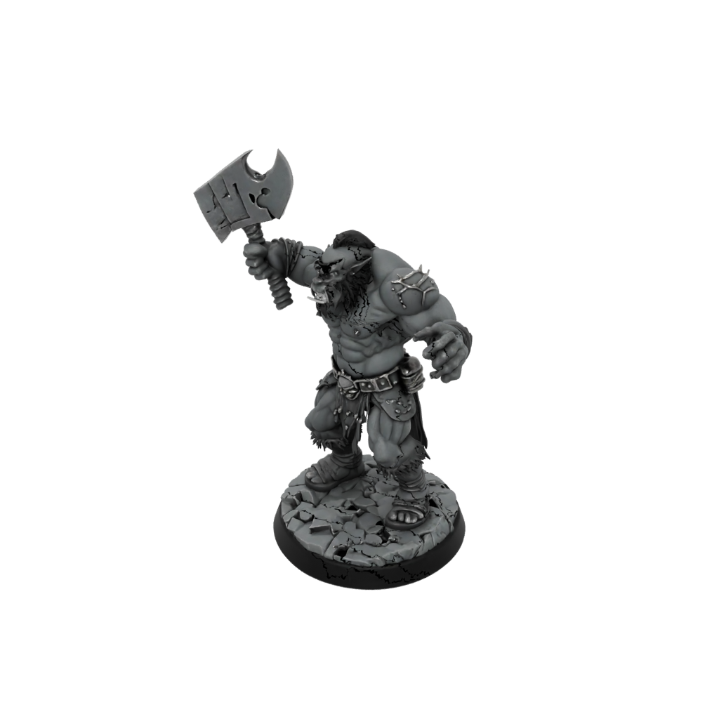Obsidian Orc Brute With Cleaver
