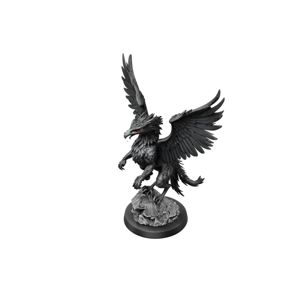Obsidian Winged Griffin