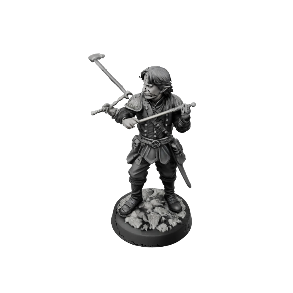Obsidian Halfling Bard