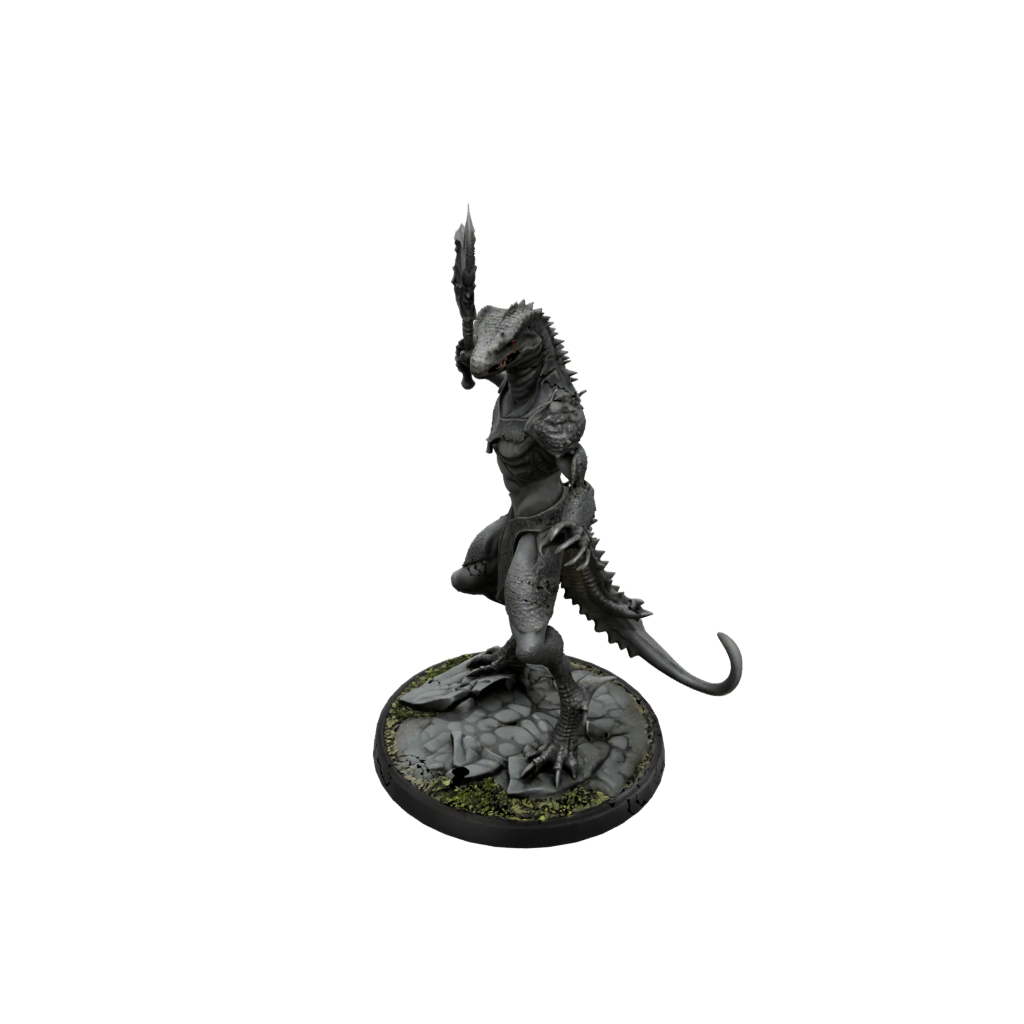 Obsidian Lizardfolk Hunter